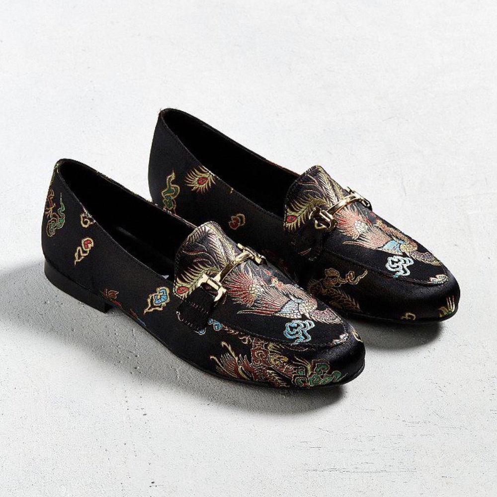 Men's Print Loafers Size 9